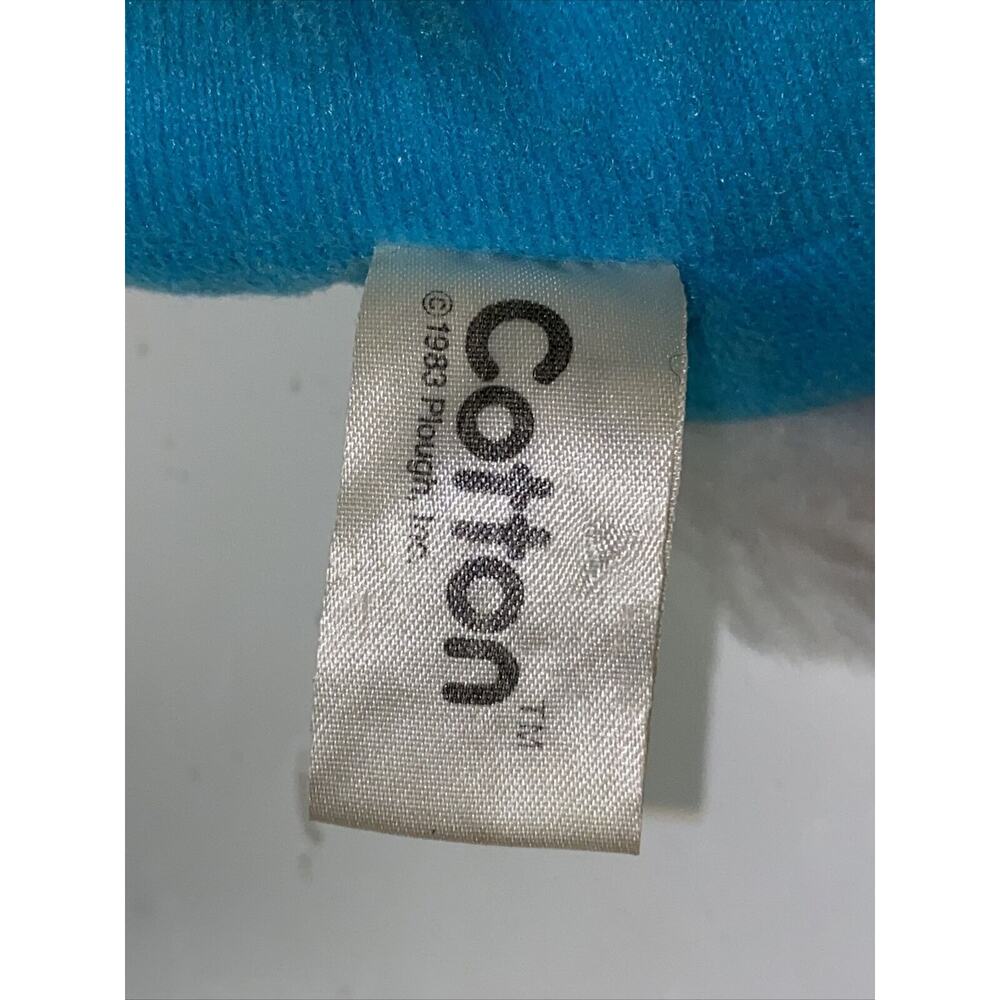Plush Stuffed Bunny Rabbit Easter Cotton Tail 12” 1983 Plough California Vintage - Picture 3 of 7